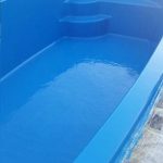 Impermeabilización piscina poliurea terminada