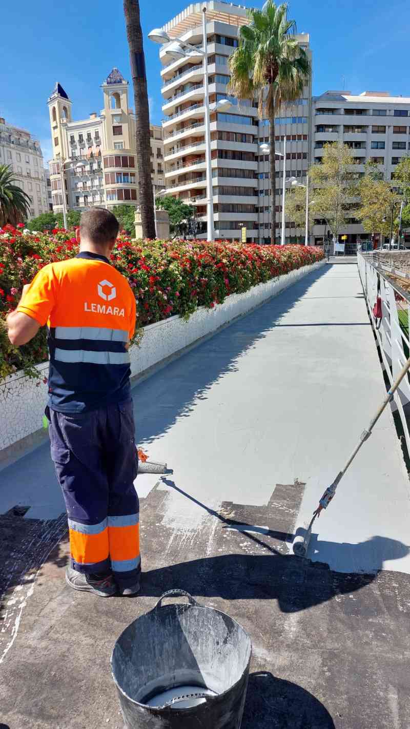Impermeabilización de tablero puente